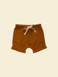 Drawstring Shorts - Ochre | Organic