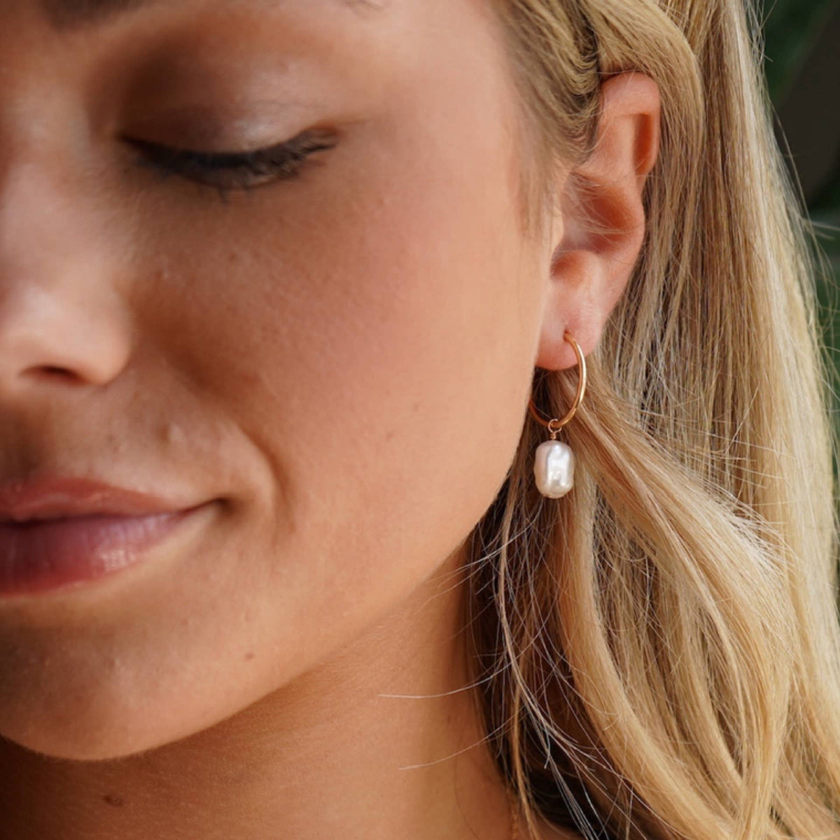 Keshi Pearl Drops in 14k Gold Fill or Sterling Silver 