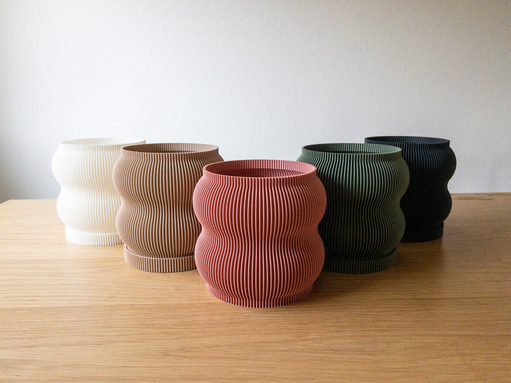 Lightweight Planter Pot | Beige | 4", 6" and 8" Sizes