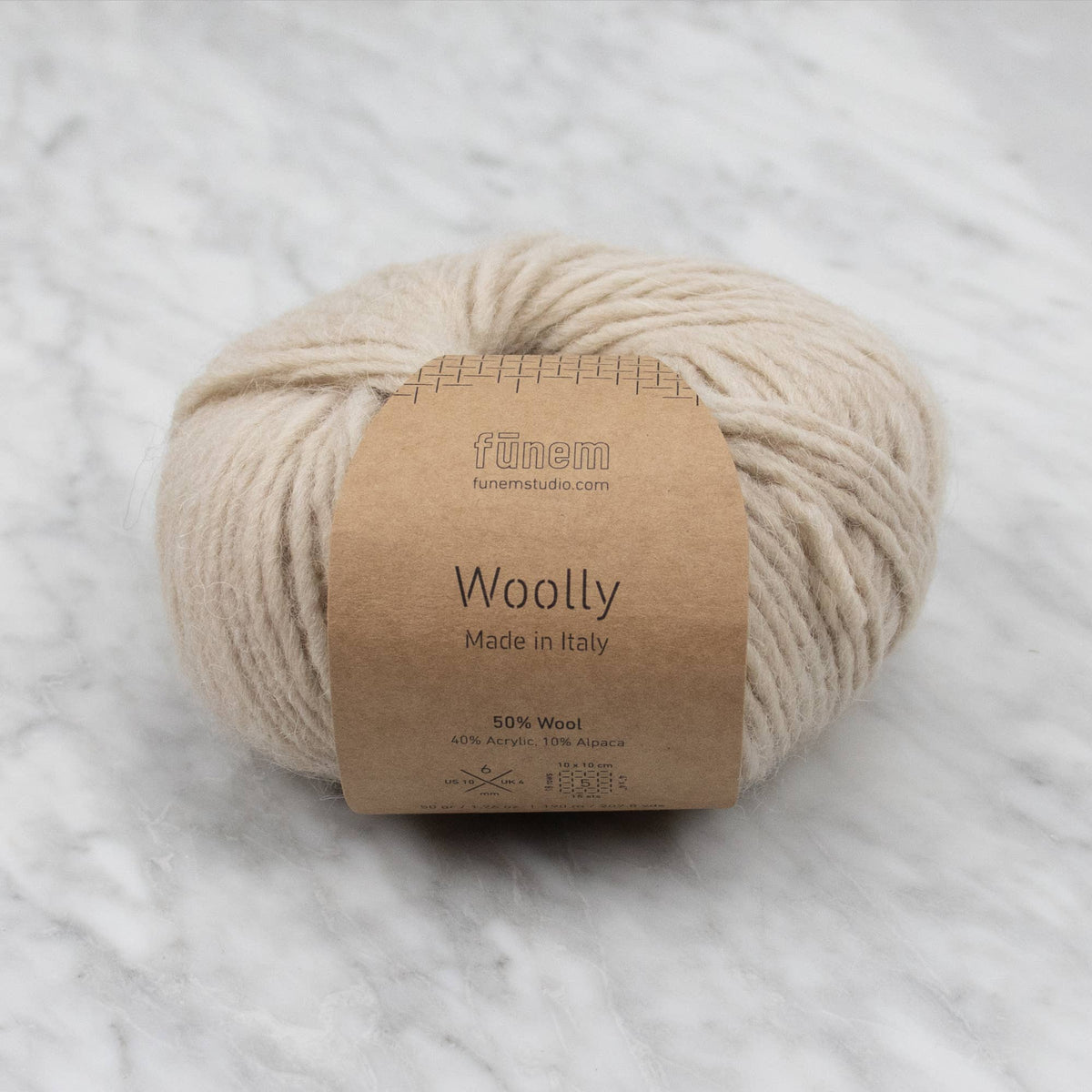 Woolly Italian Blend Yarn - Wool, Acrylic, Alpaca