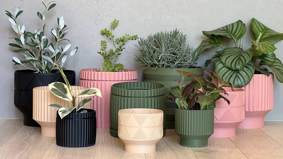 Lightweight Planter Pot | White | 4", 6" and 8" Sizes