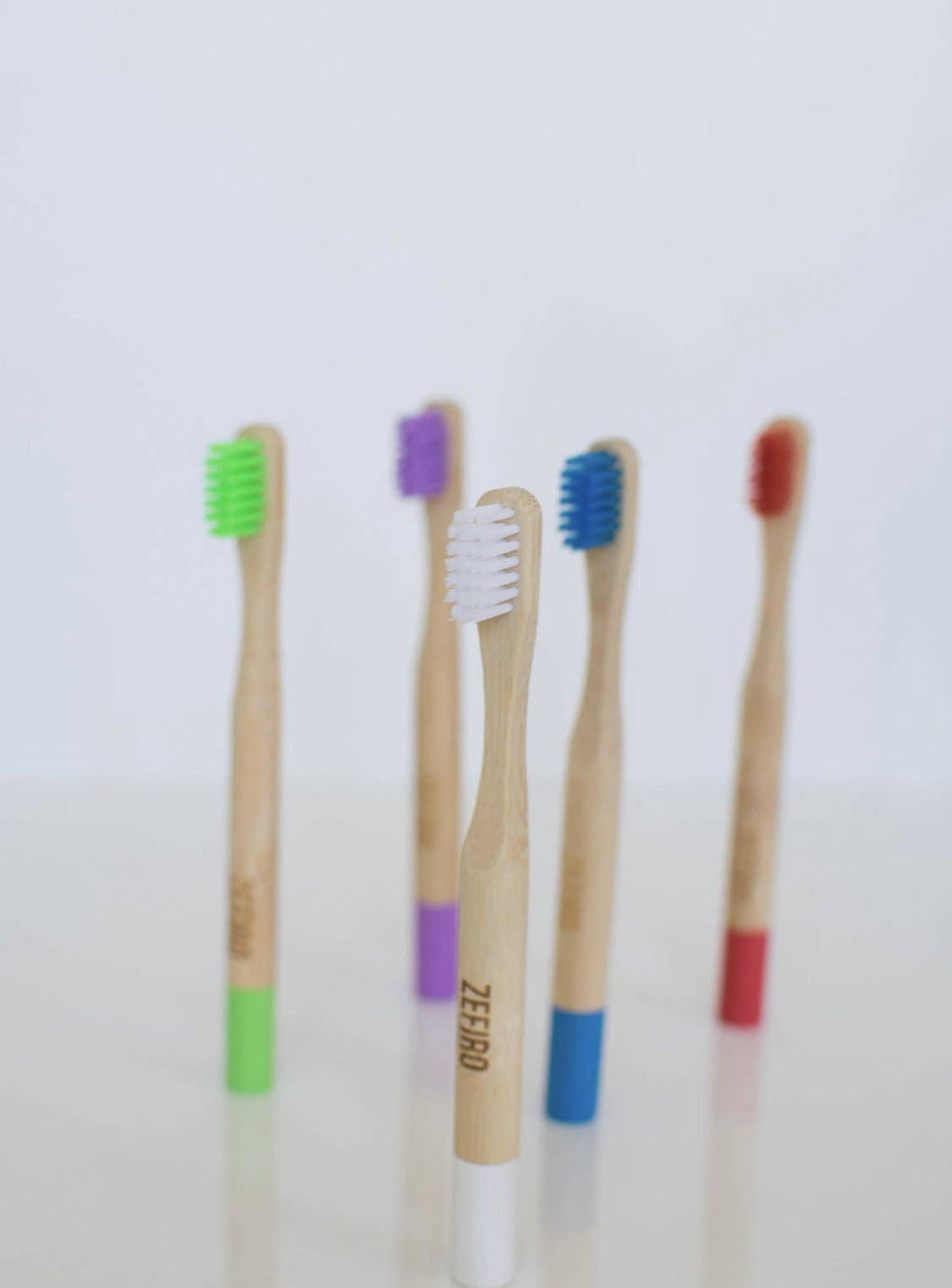 Bamboo Kid's Toothbrush - White