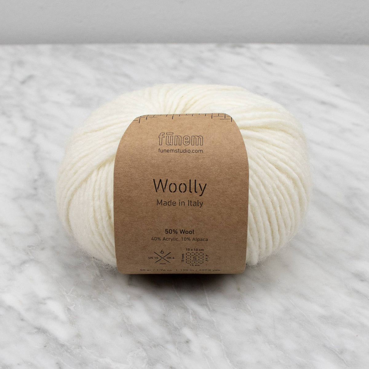 Woolly Italian Blend Yarn - Wool, Acrylic, Alpaca