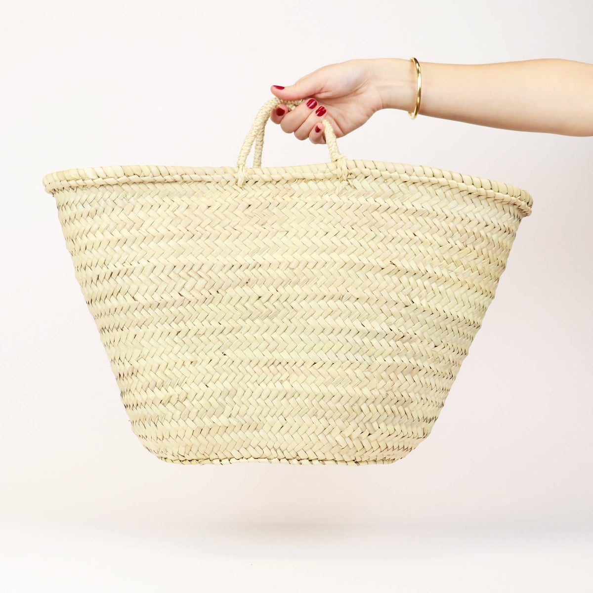 French basket, Straw tote bag, Grocery bag, woven bag