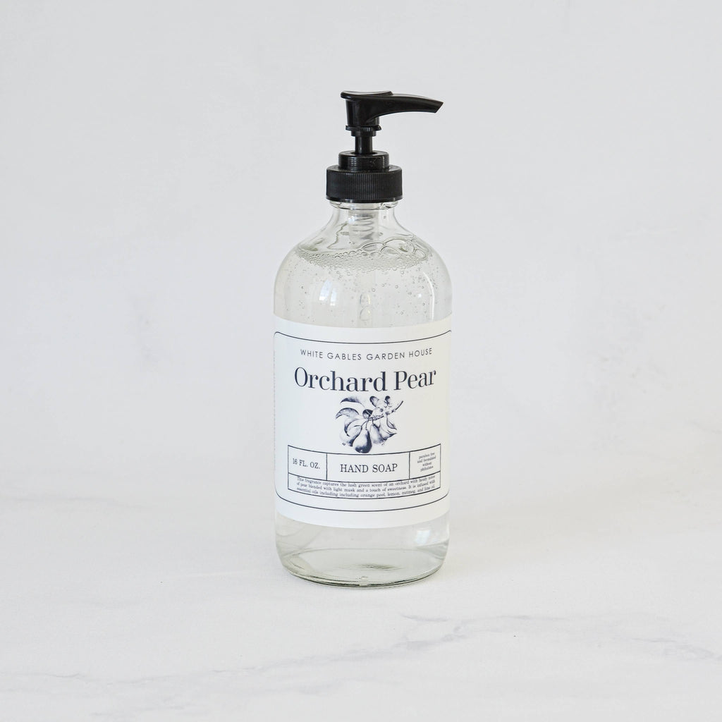 Glass Jar Liquid Hand Soap 16 oz. | Made In USA
