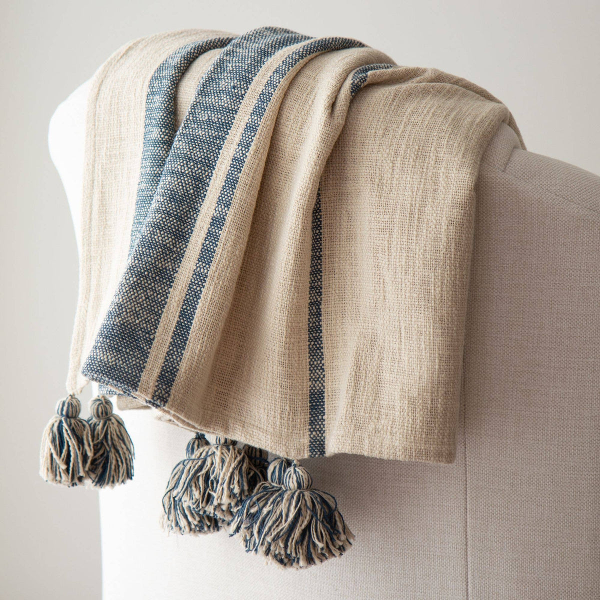 Rebecca's Grainsack Throw – Classic Vintage-Style Blanket