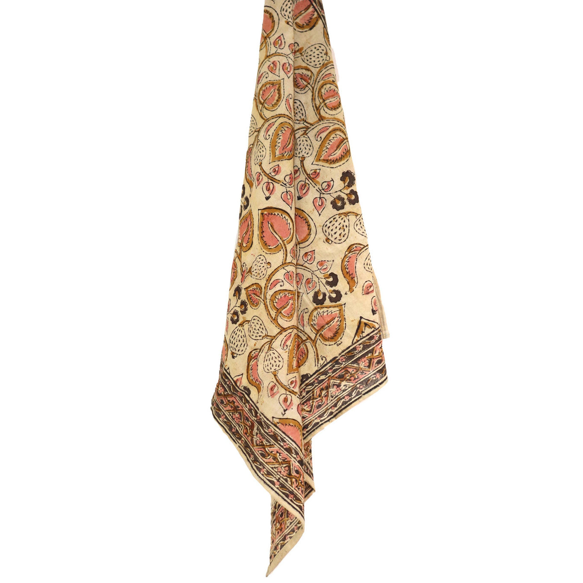 Autumn Leaf - Kalamkari Cotton Bandana