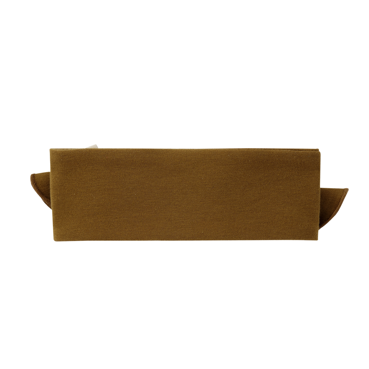 Organic Cotton Hair Bow - Chocolate