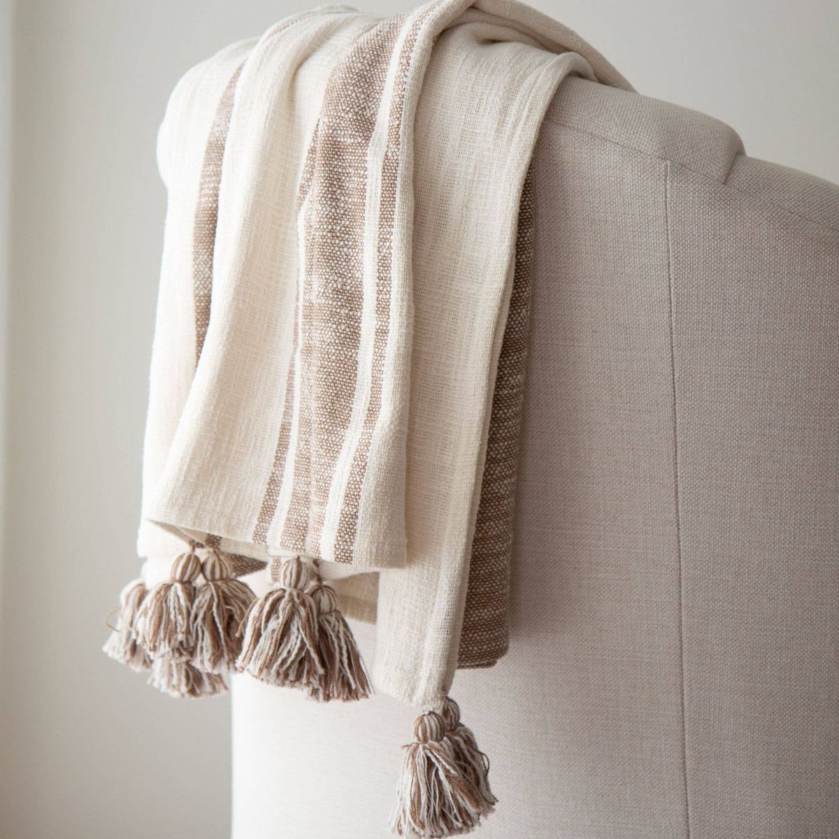 Rebecca's Grainsack Throw – Classic Vintage-Style Blanket