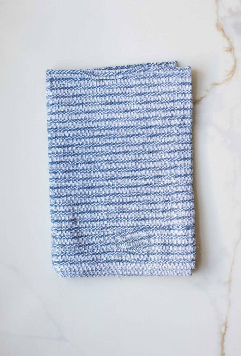 Light Blue Striped Kitchen Towel