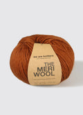 The Meriwool Superwash Cinnamon Yarn