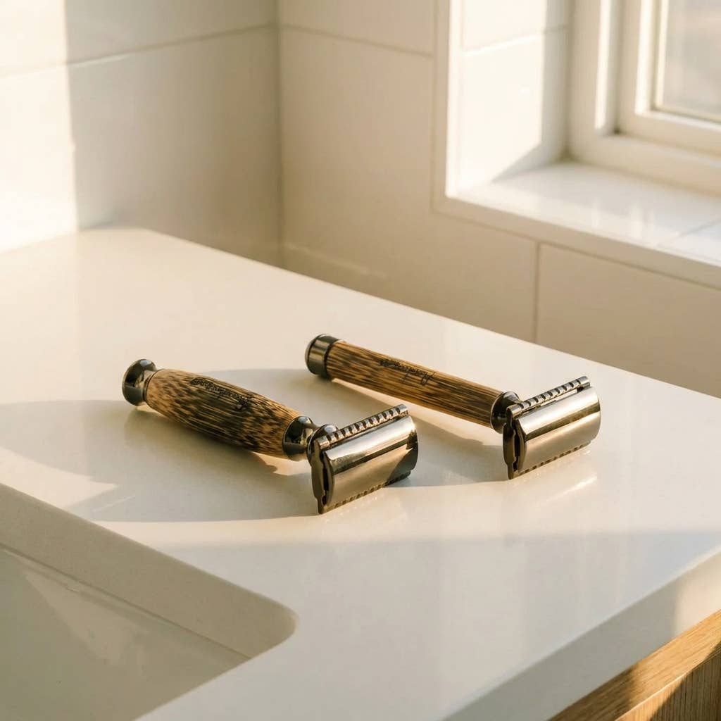 Bamboo Stainless Steel Safety Razor