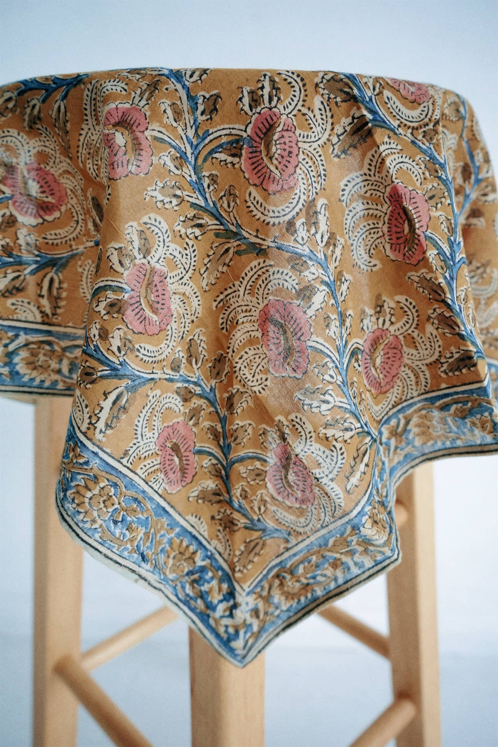 Amber Vine - Kalamkari Cotton Bandana