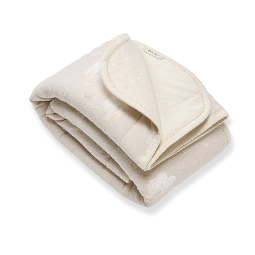 Good Night Sky Organic Cotton Reversible Baby Blanket