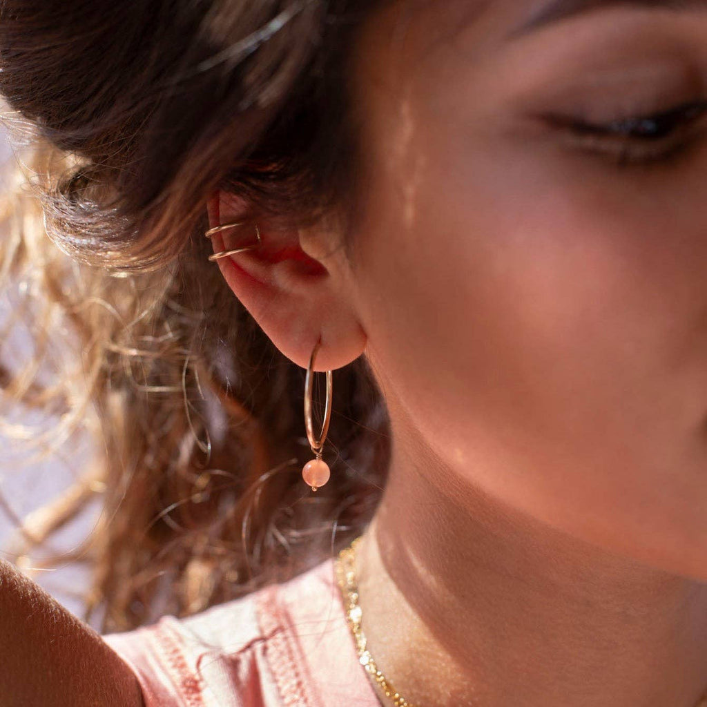 Cherry Blossom Earrings in 14k Gold Fill or Sterling Silver