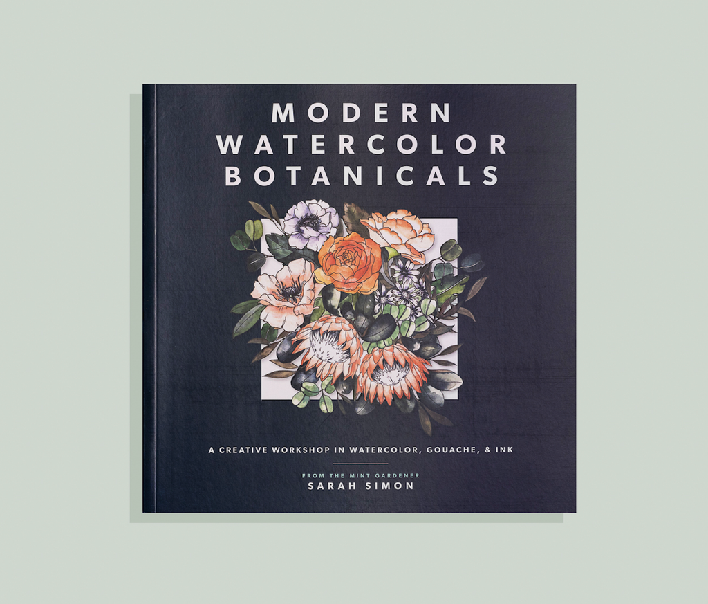 A How-to Watercolor Book: Modern Watercolor Botanicals