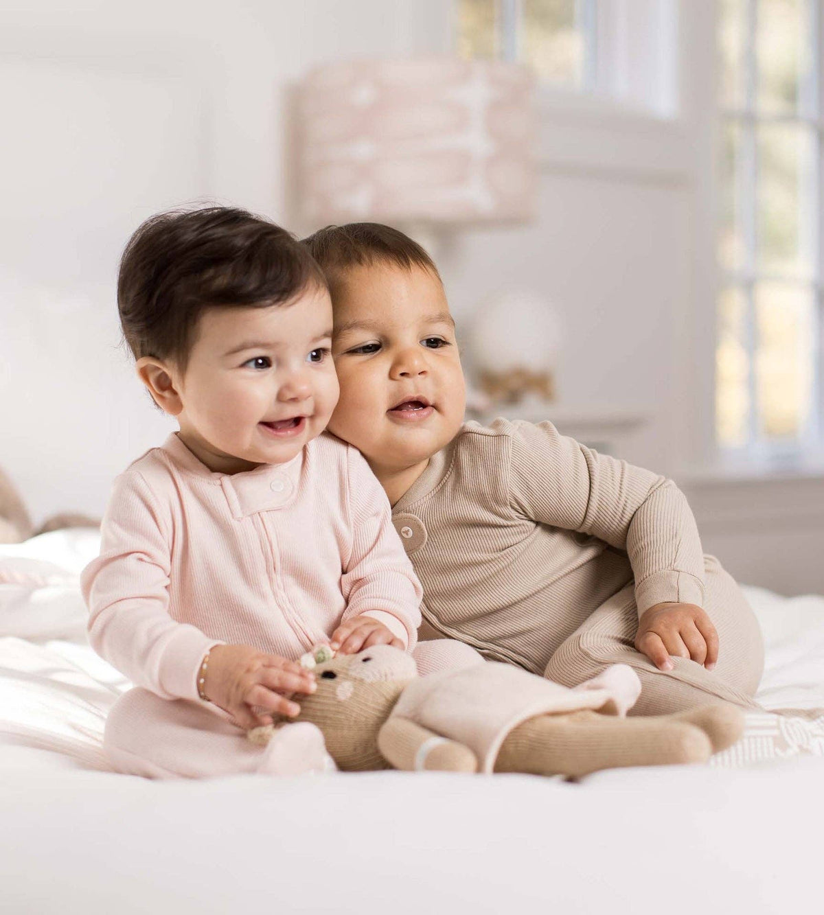 Solid Rib Organic Cotton Sleep & Play - Hummus