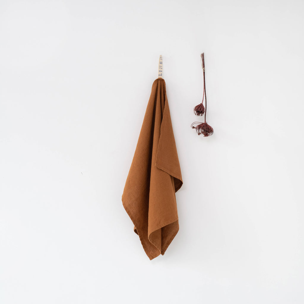 Hazelnut Linen Kitchen Towel