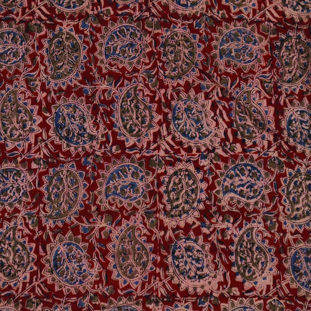 Chatusra Paisley - Kalamkari Cotton Bandana