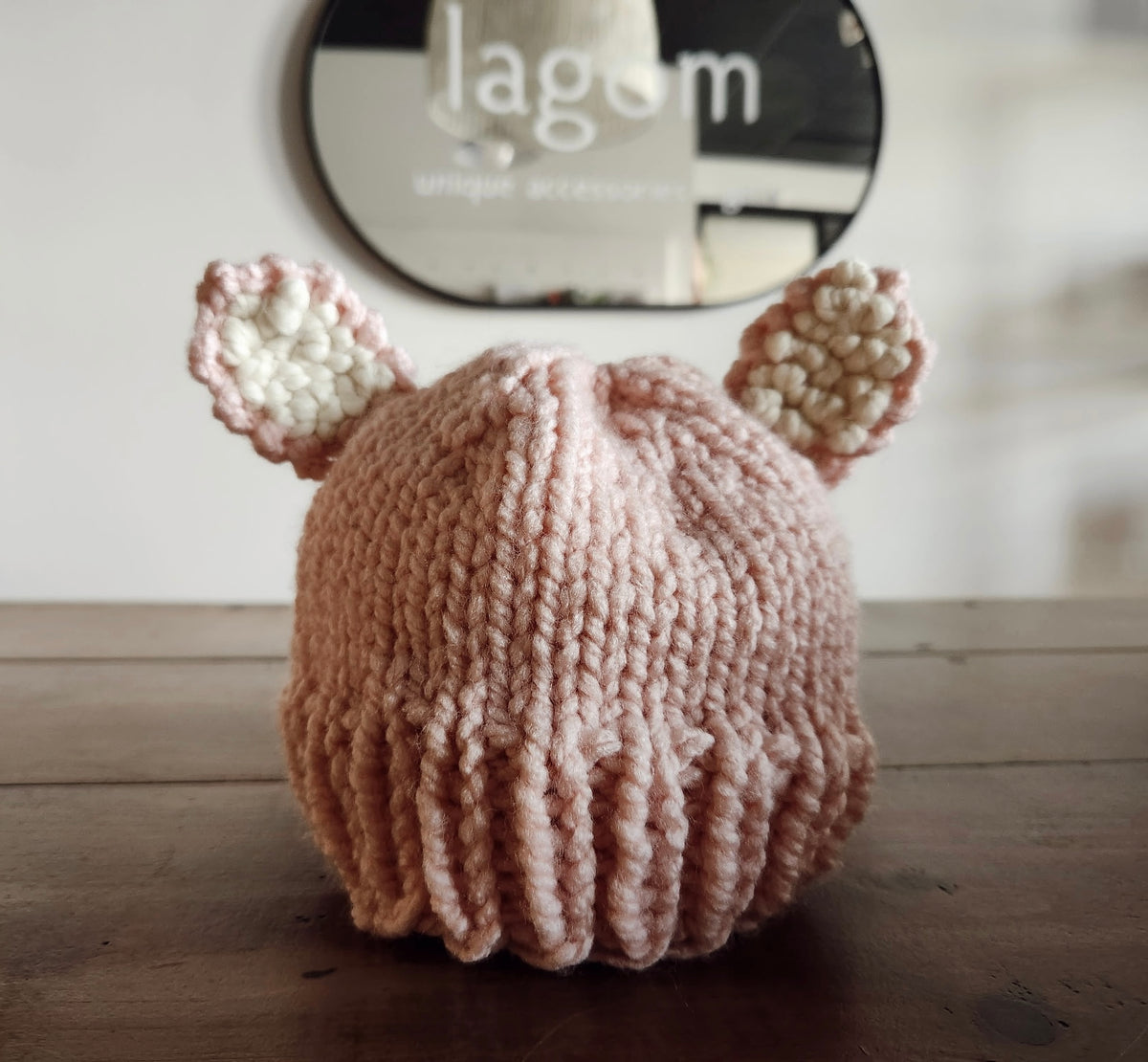 Hand-Knit Woodland Animal Hat
