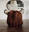Hand-Knit Woodland Animal Hat