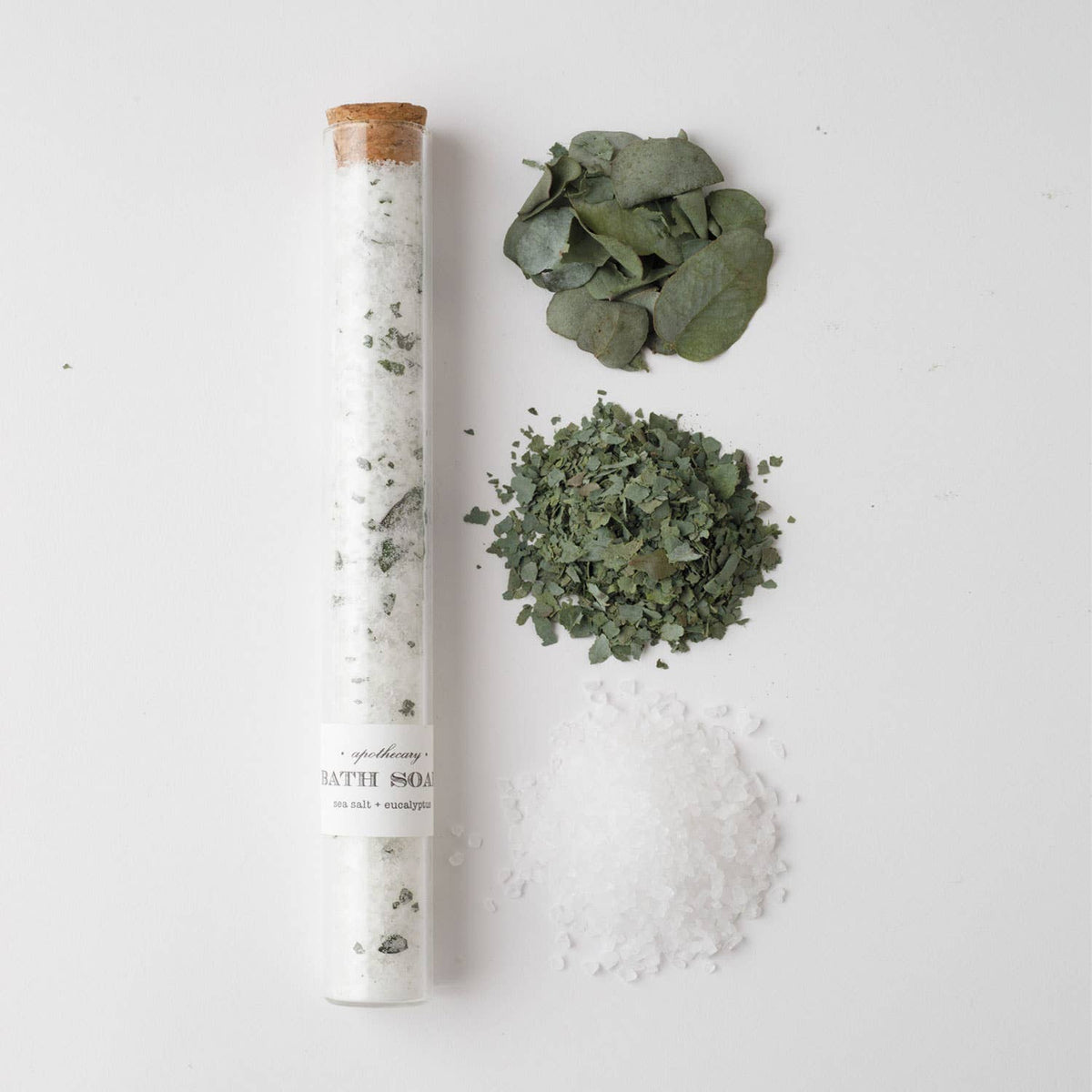 Sea Salt + Eucalyptus Bath Soak Tube | gift spa aromatherapy
