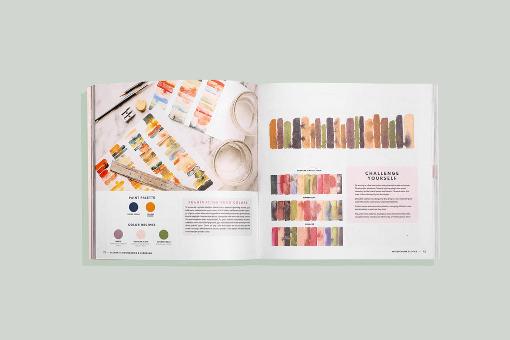 A How-to Watercolor Book: Modern Watercolor Botanicals
