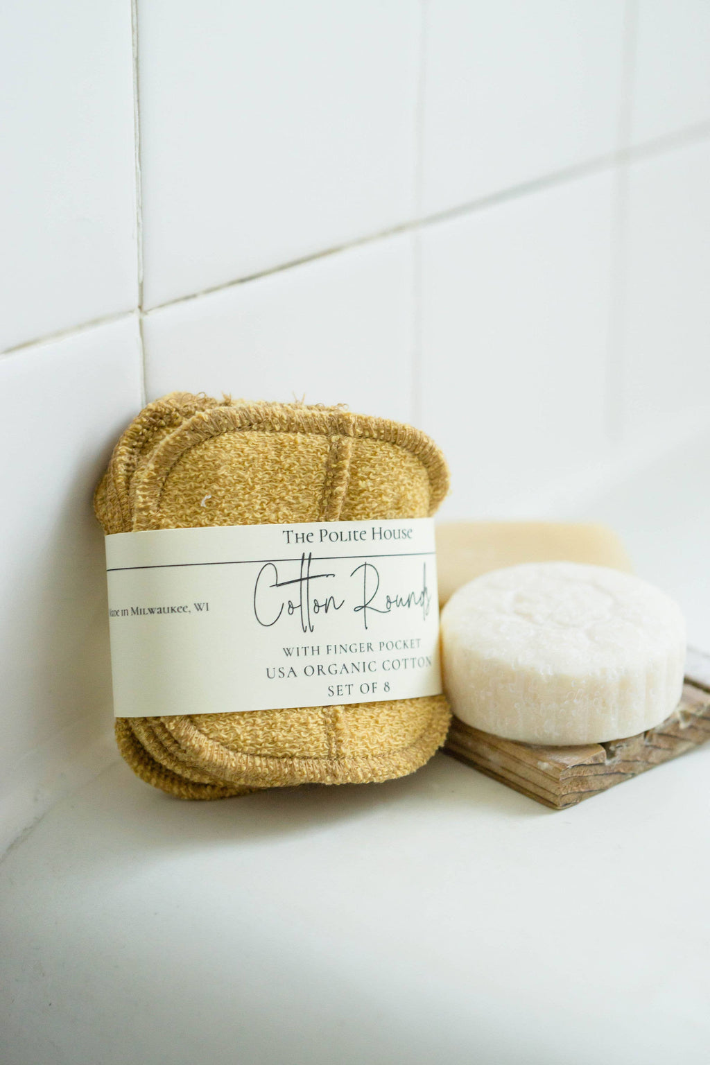Reusable Organic Cotton Rounds- Set of 8