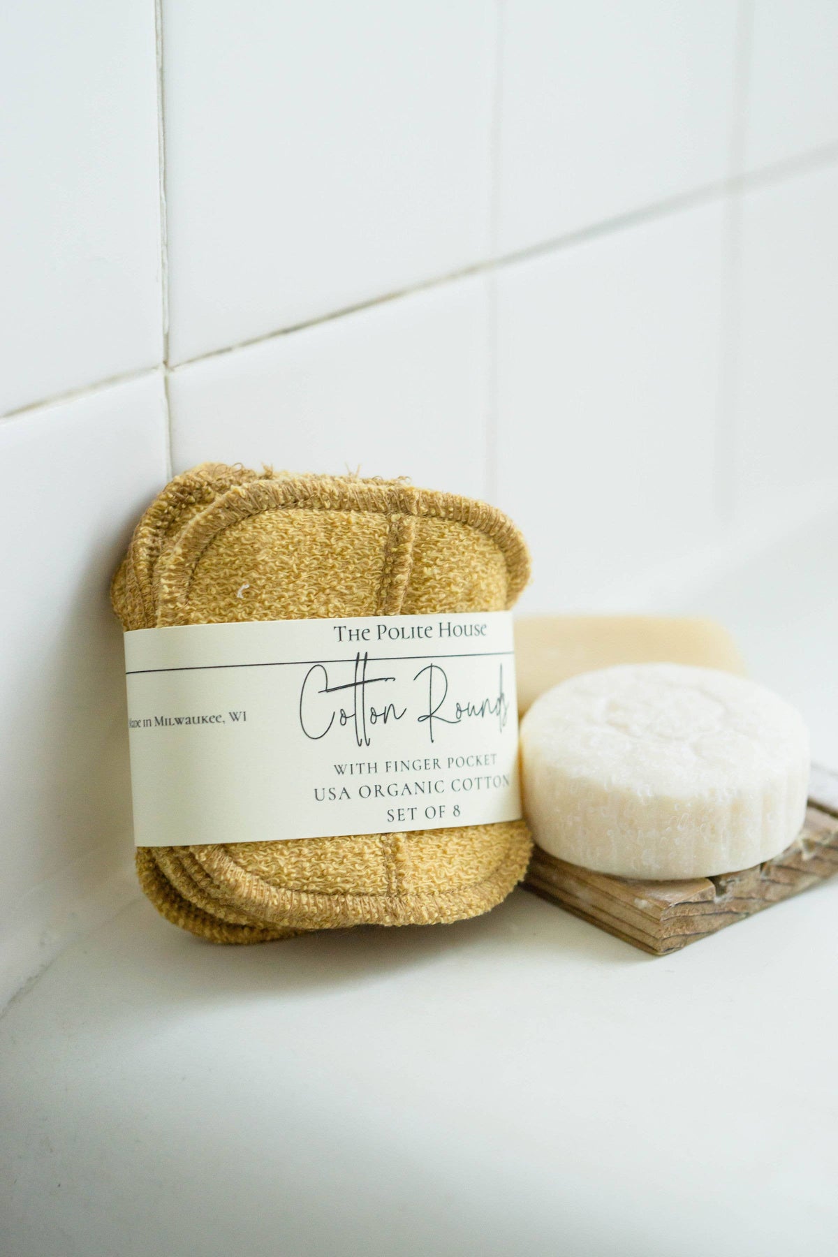 Reusable Organic Cotton Rounds- Set of 8