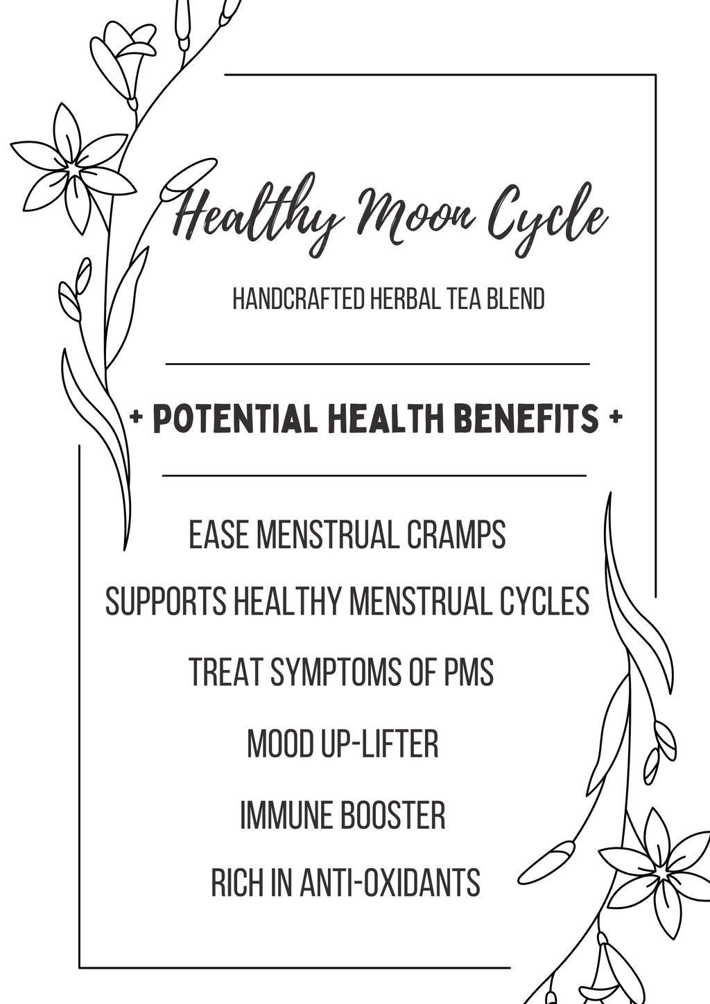 Healthy Moon - Handcrafted Herbal Tea Blend