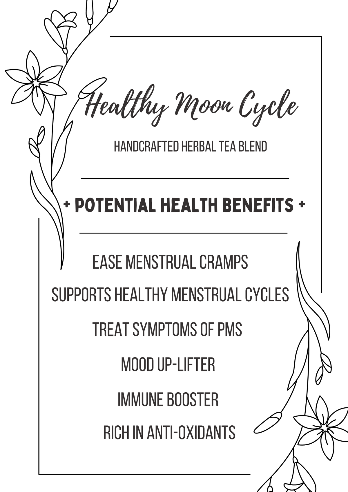 Healthy Moon - Handcrafted Herbal Tea Blend