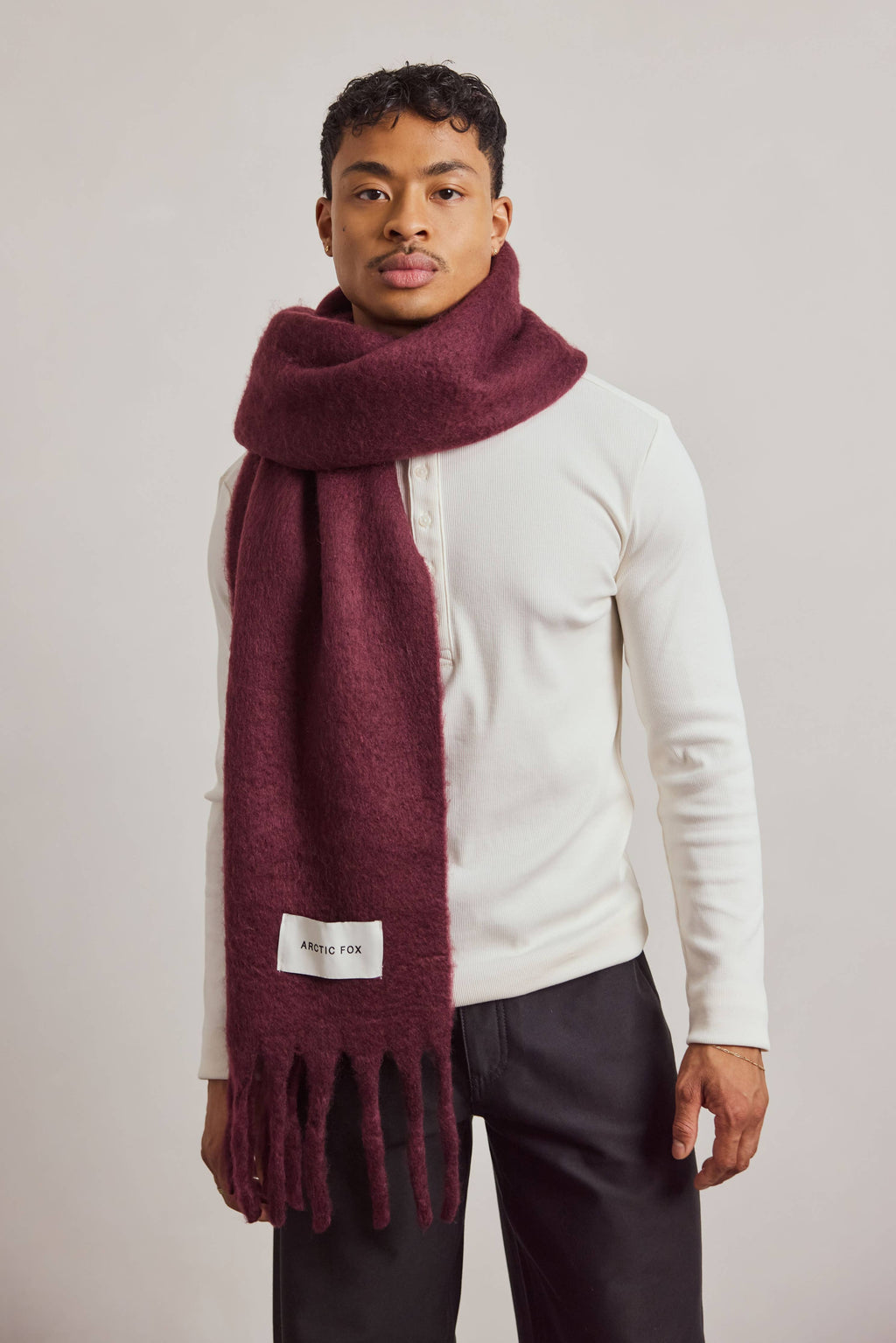 The Stockholm Scarf - Cherry Lacquer