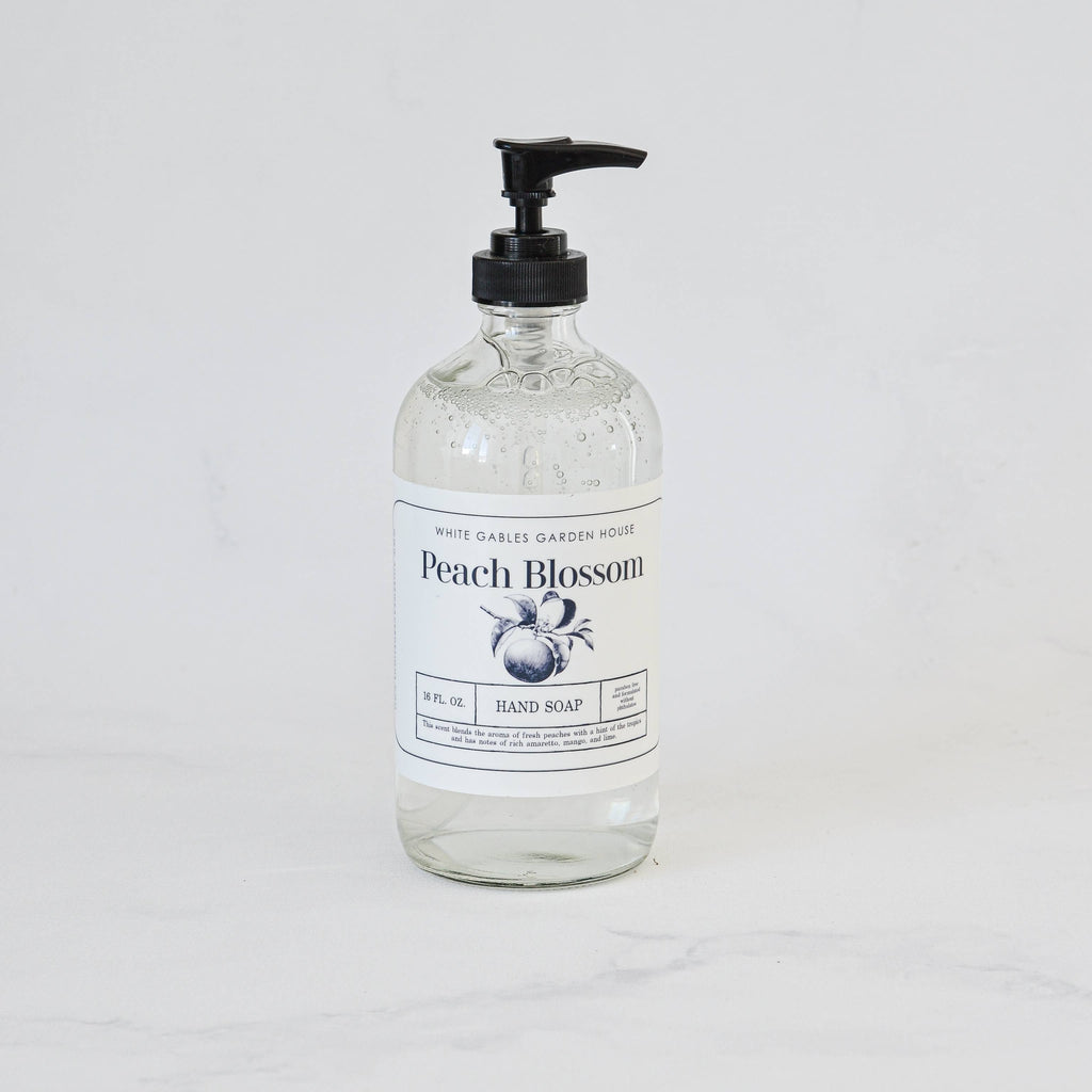 Glass Jar Liquid Hand Soap 16 oz. | Made In USA