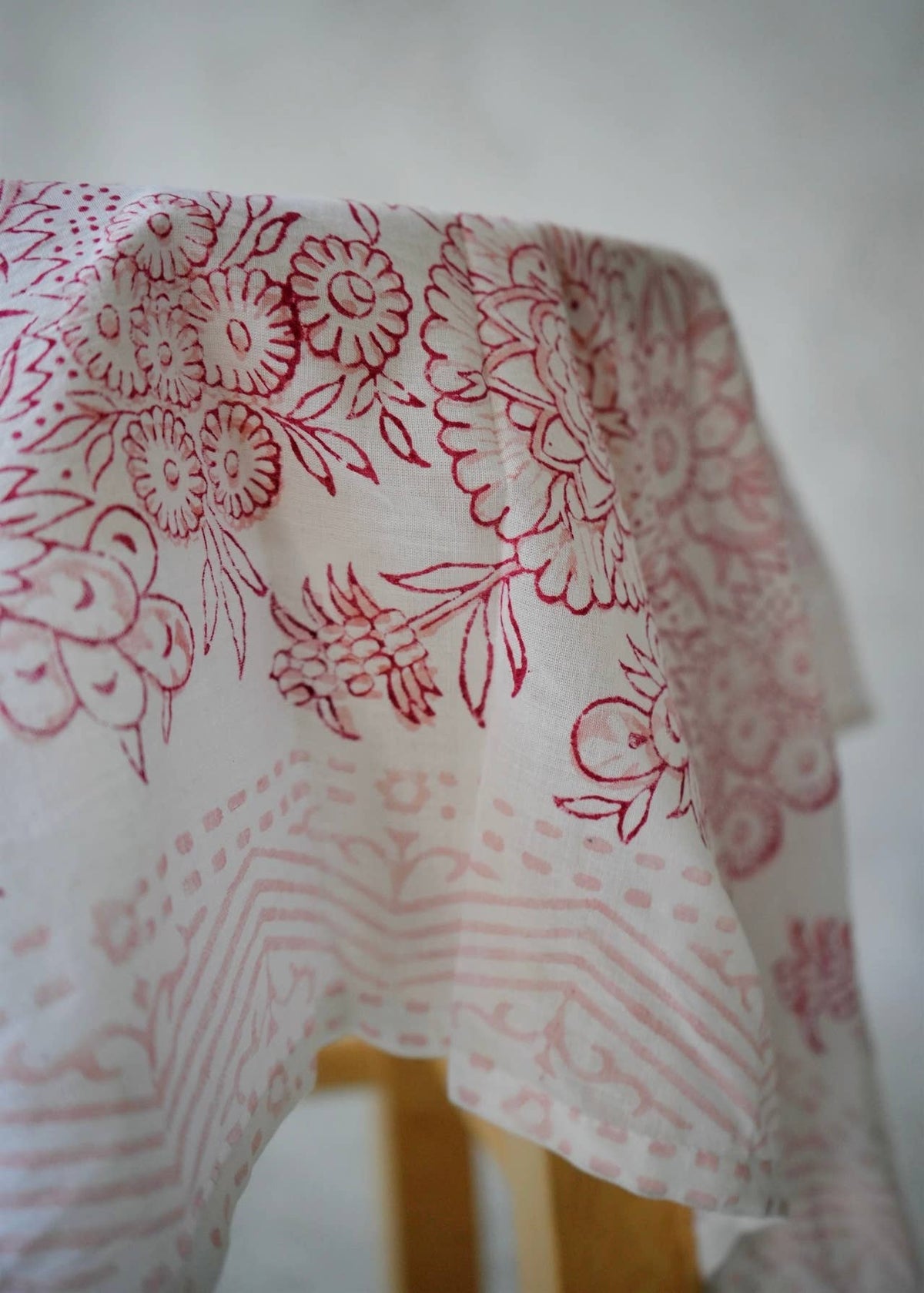 Sketch Book - Hand Block Printed Cotton Bandana (KK1533)