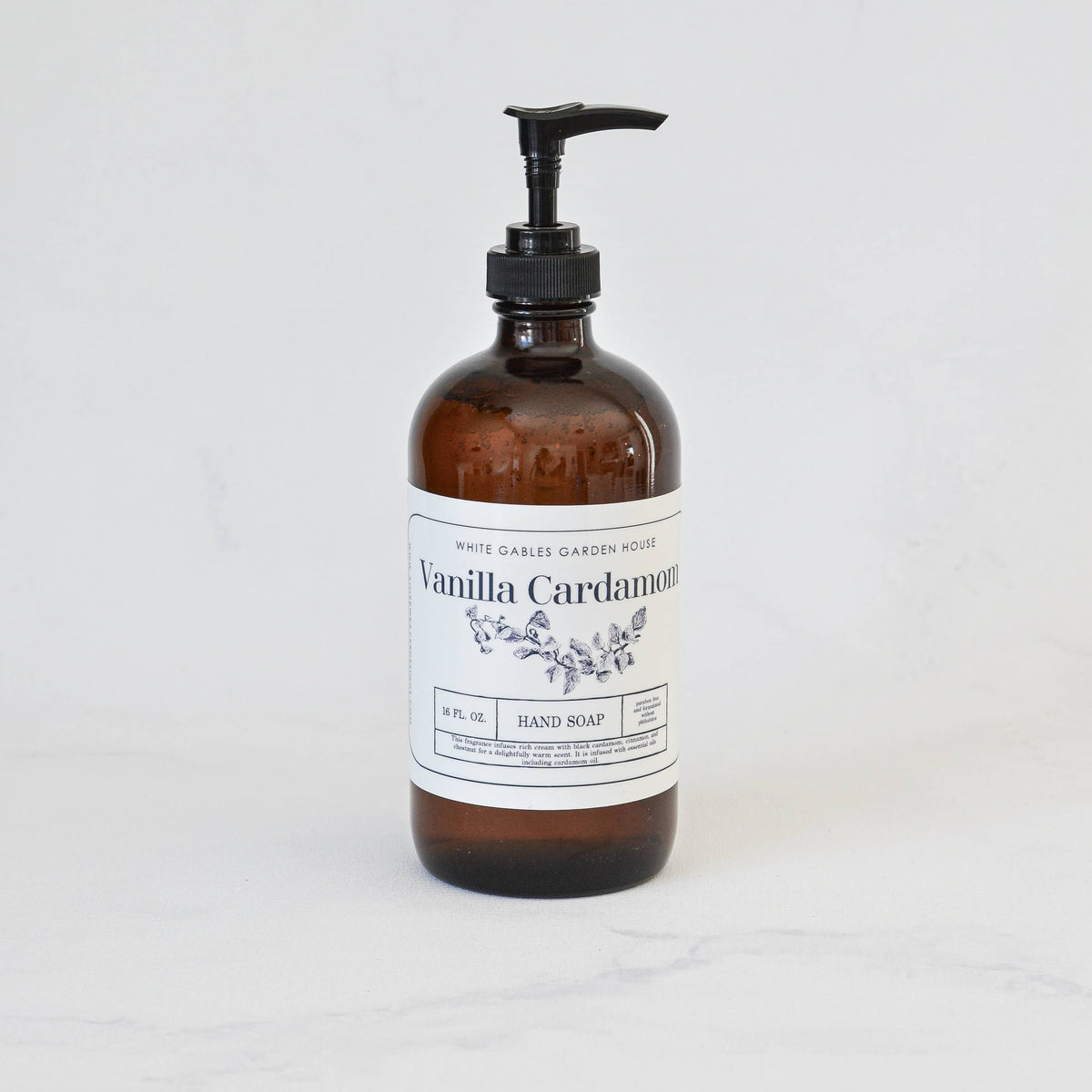 Glass Jar Liquid Hand Soap 16 oz. | Made In USA