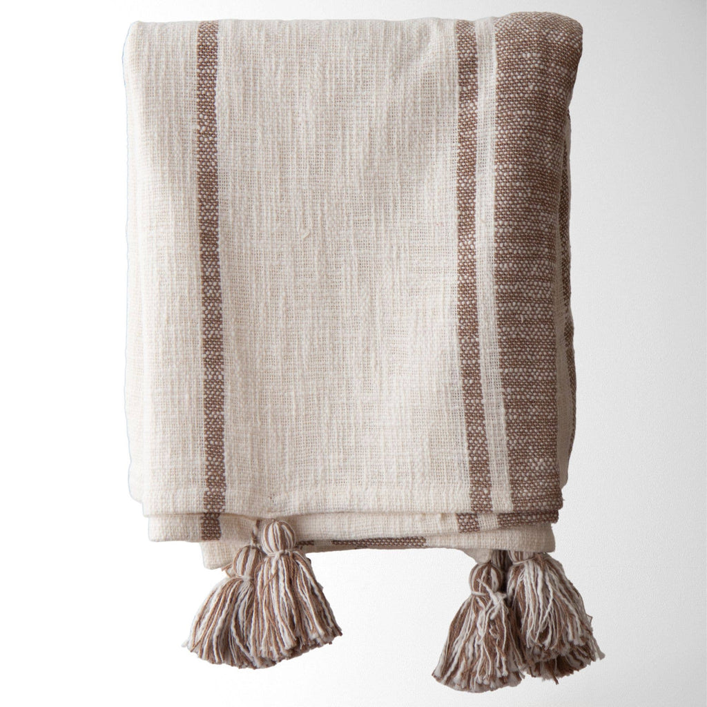 Rebecca's Grainsack Throw – Classic Vintage-Style Blanket