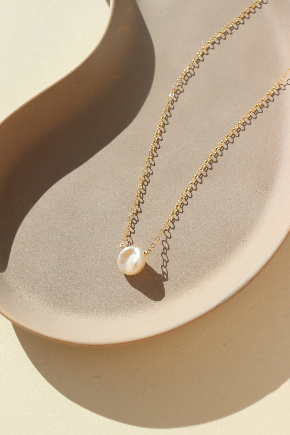 Freshwater Pearl Necklace I Everyday Gemstone Necklace