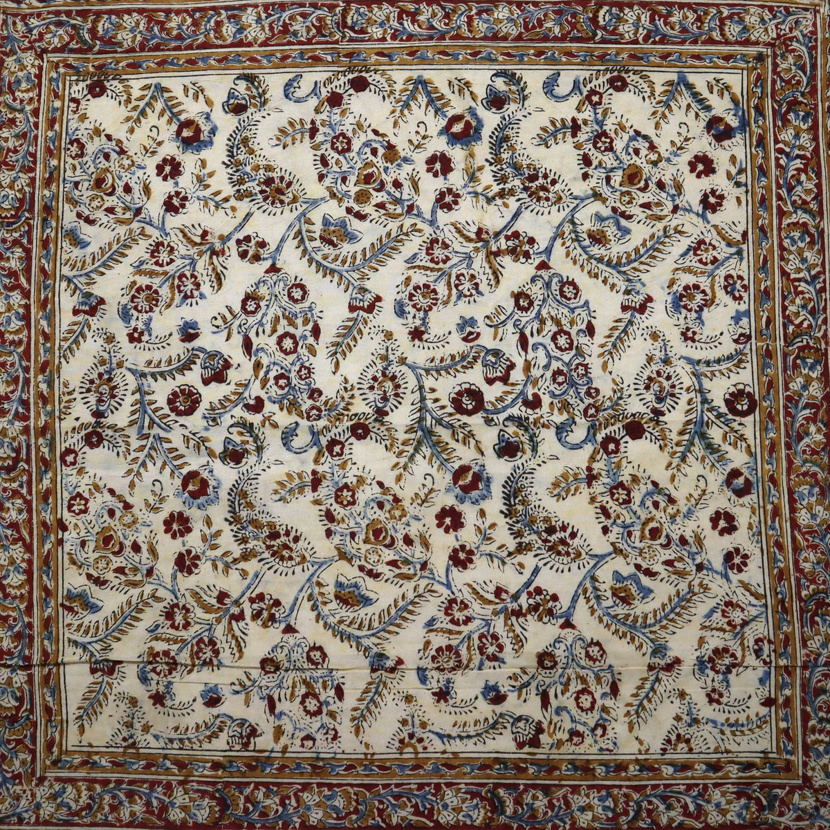 Garnet Vineyard - Kalamkari Cotton Bandana