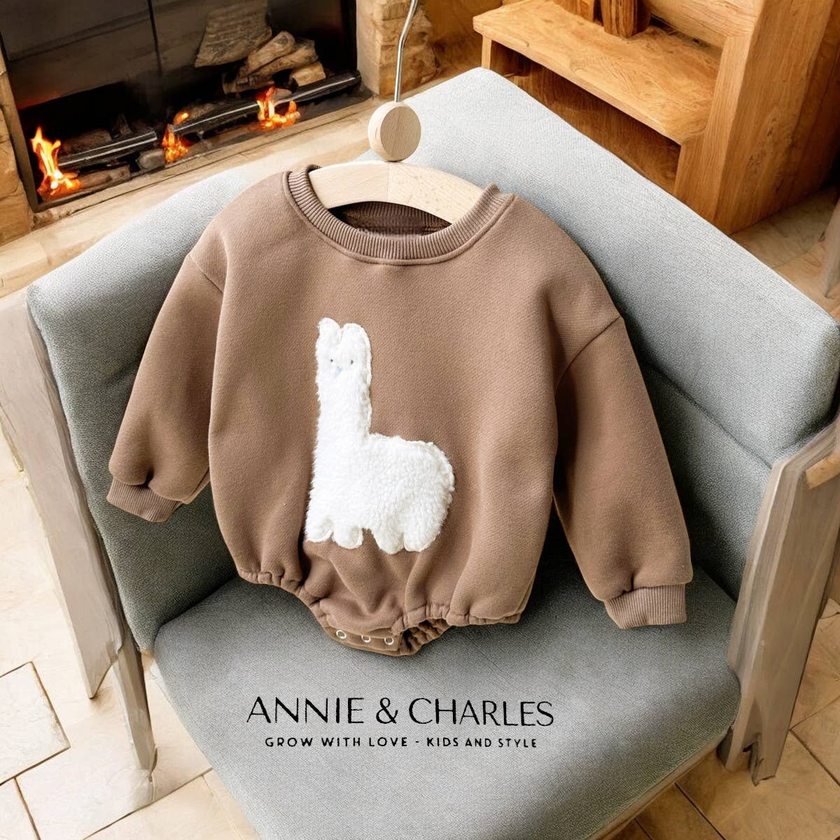 Annie & Charles® ALPI baby onesie