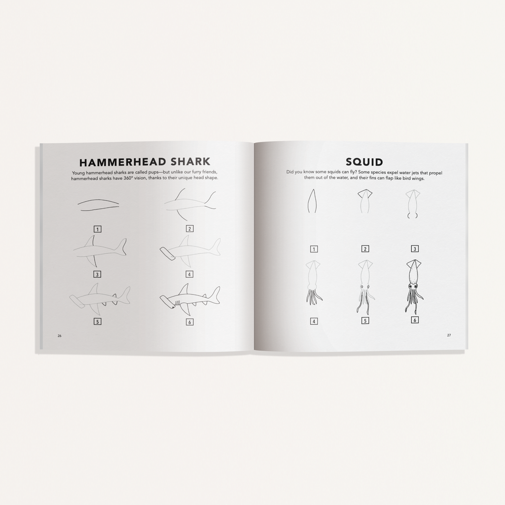 Under the Sea: How to Draw Travel Size for Kids