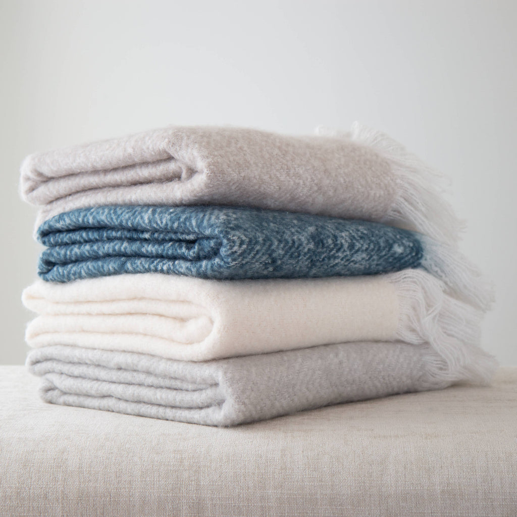 Ella Herringbone Brushed Throw– Soft, Stylish and home decor
