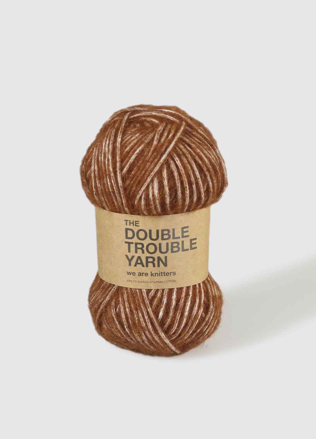 The Double Trouble Yarn Brown