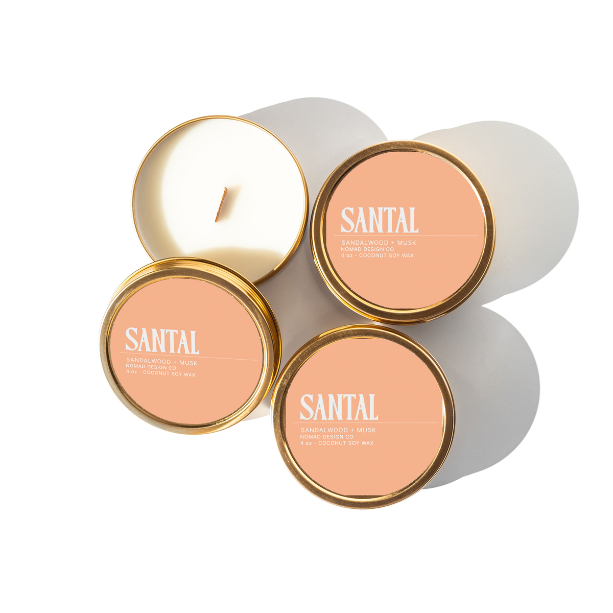 Santal Travel Tin Candle