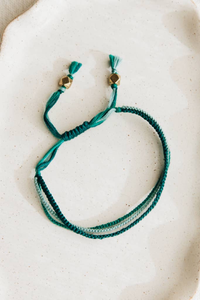 Three Strands Bracelet - Turquoise