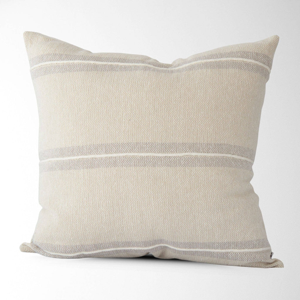 Harlow Striped Textured Pillow Cover