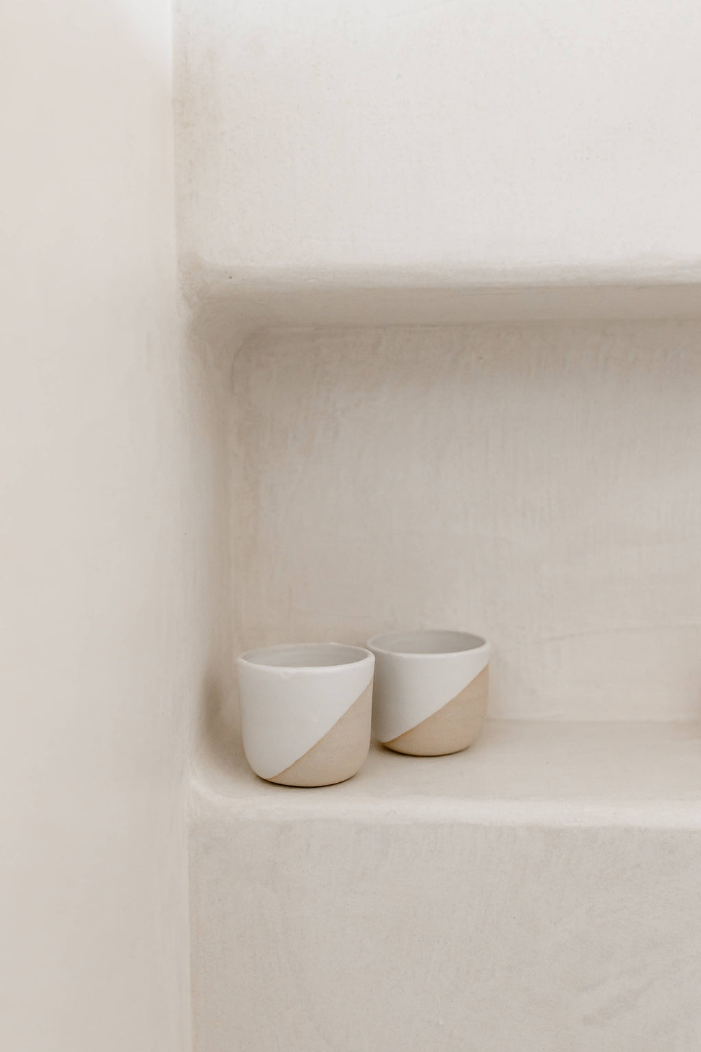 Handmade artisanal espresso coffee cup