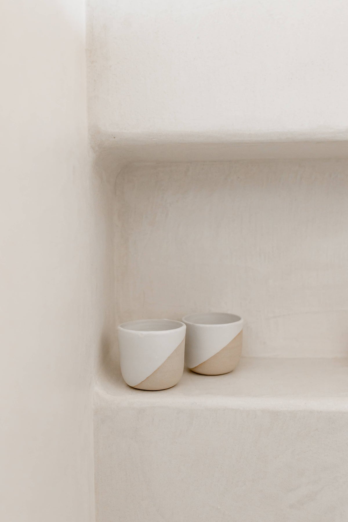 Handmade artisanal espresso coffee cup