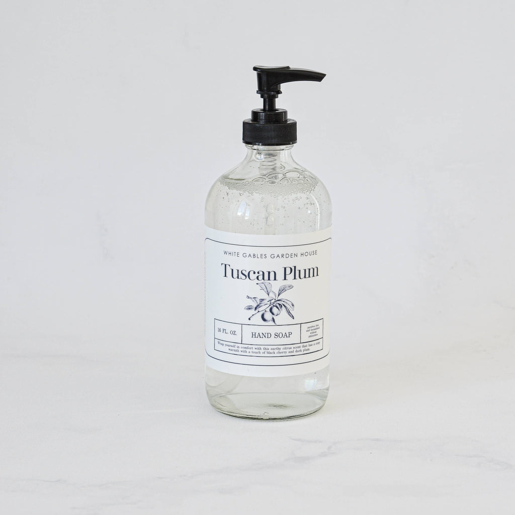 Glass Jar Liquid Hand Soap 16 oz. | Made In USA