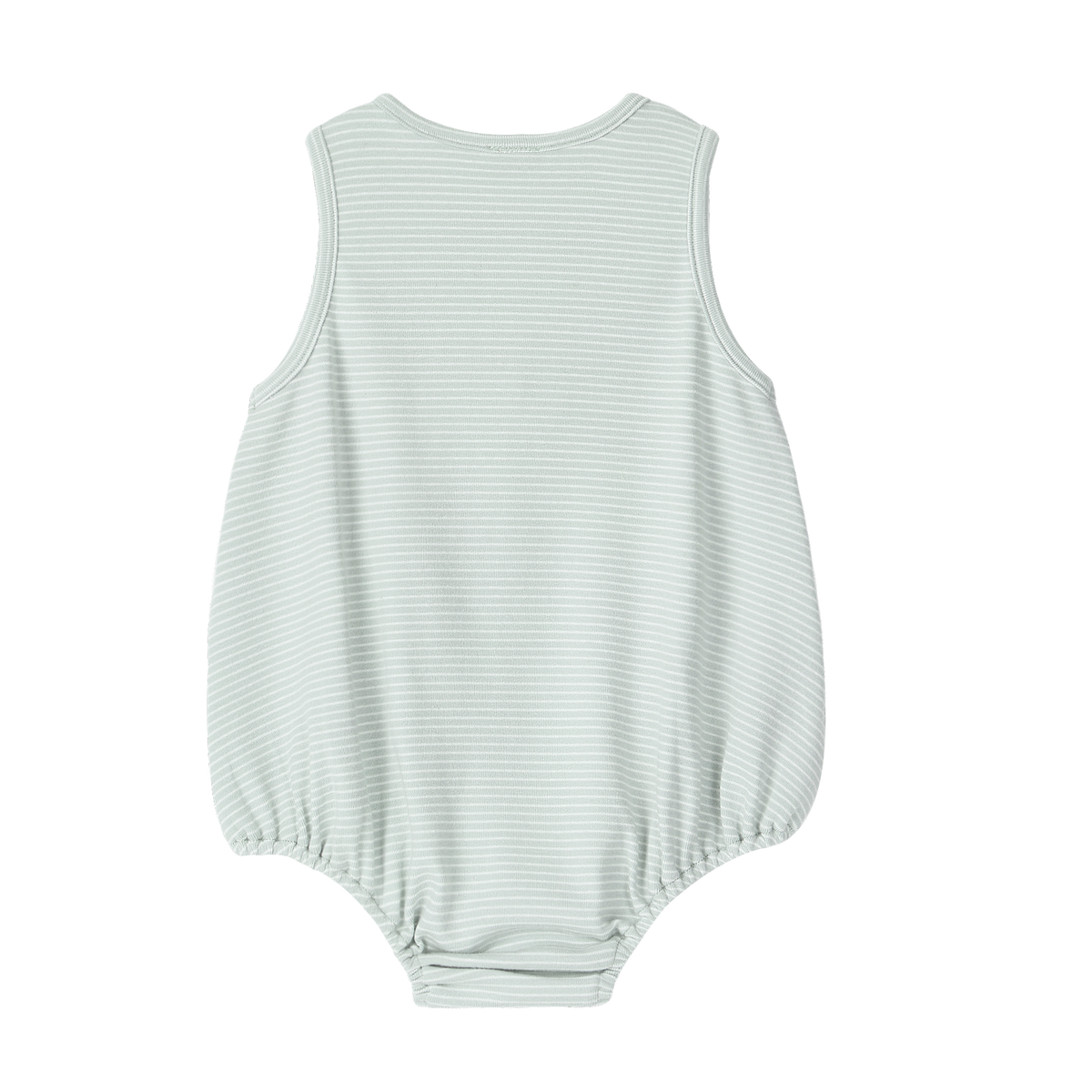 100% Organic Cotton Romper with Blue Stripes