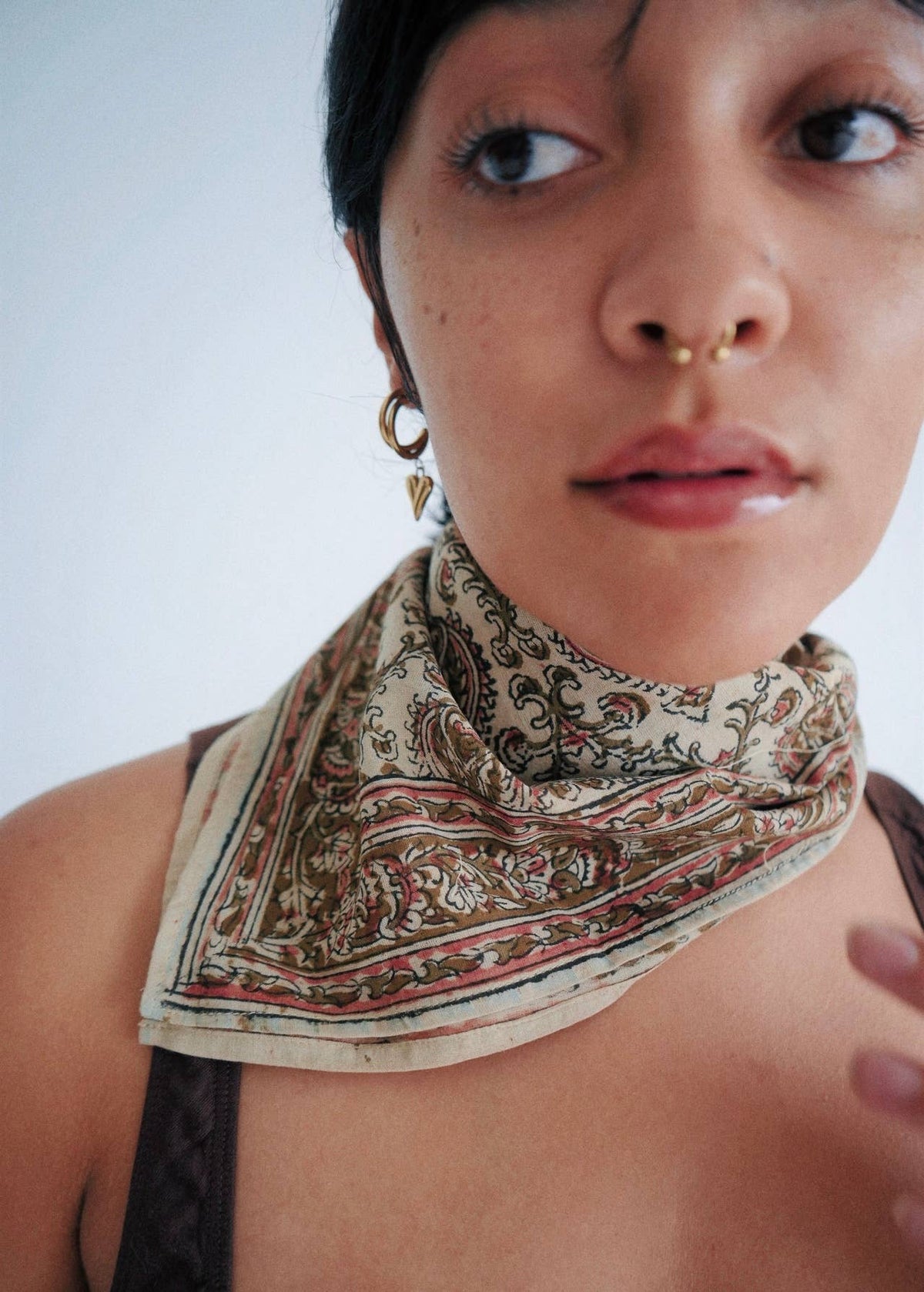 Mystic Vines - Kalamkari Cotton Bandana